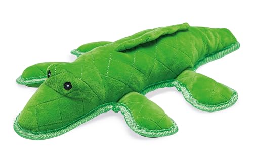 Karlie Alligator Tida, Hundespielzeug, Plusch, Gruen, 46x31x9 cm von Karlie