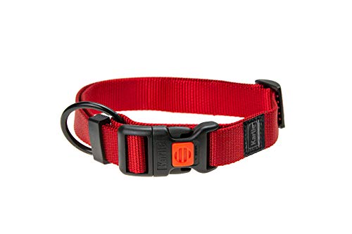 Karlie Art Sportiv Plus Halsband verstellbar neue universal Farben Mix and Match L: 45 - 65 cm B: 25 mm L rot von Karlie