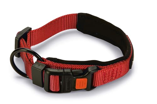 Karlie Art Sportiv Premium, Hundehalsbänder, Nylon, Rot, 30-35x2 cm von Karlie