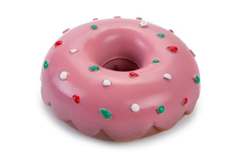 Karlie Doggy Donut, Hundespielzeug, Latex, Rosa, 12x12x5 cm von Karlie