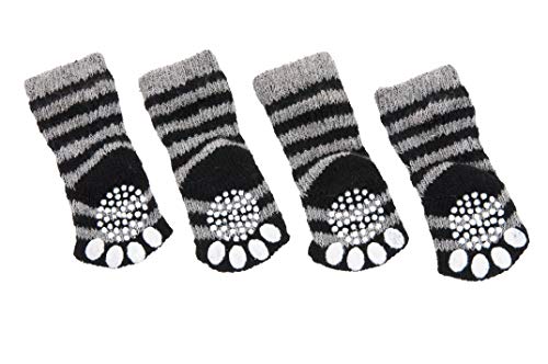 Karlie Hundesocken Sockies L: 39 mm B: 28 mm schwarz-grau XS von Karlie