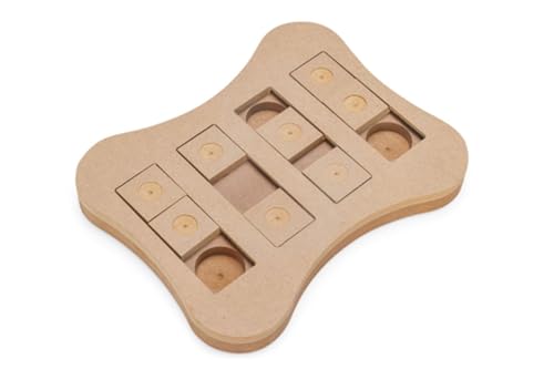 Karlie Interaktiv-Spielzeug Edison - Hundespielzeug - Holz - Natur - 25x20x2,5 cm von Karlie