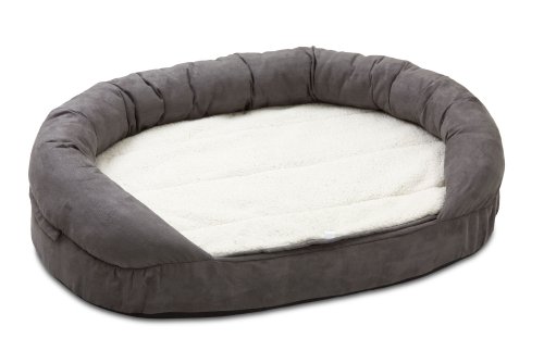 Karlie Liegebett Ortho Bed, oval, grau L: 72 cm B: 50 cm H: 20 cm grau von Karlie