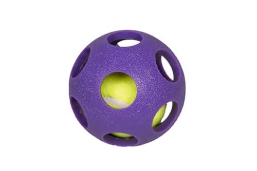 Karlie TPR Asteroid Ball - Hundespielzeug - TPR - Lila - Durchm.9 cm von Karlie