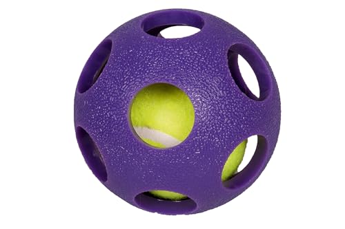 Karlie TPR Asteroid Ball, Hundespielzeug, TPR, Lila, Durchm.9 cm von Karlie