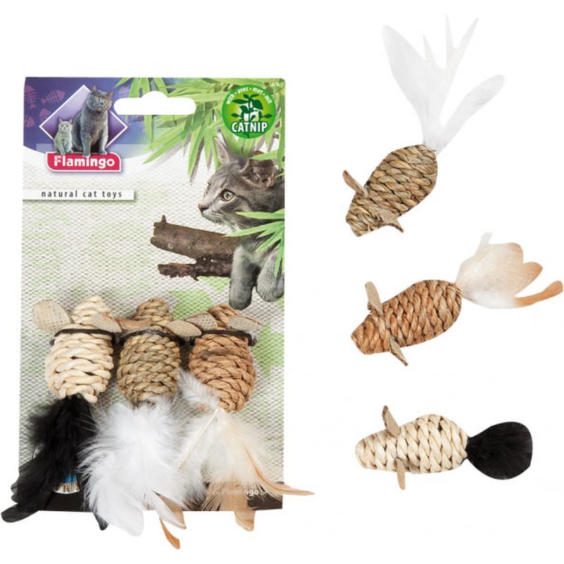 Naturspielzeug Seegras Mäuse 3er Pack von Karlie