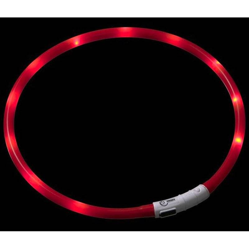 Visio Light - LED Leuchtschlauch-Halsband - orange 70cm von Karlie