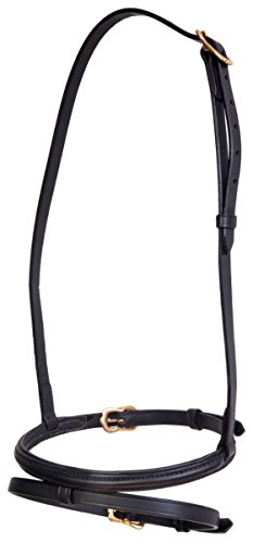 Karlslund Kombinierte Reithalfter Iceland Combined Noseband, Brass, k304-bra von Karlslund