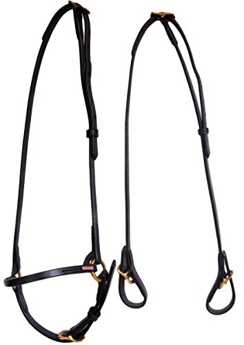 Karlslund Trense Classic Bridle, Black Brass, k307-bla von Karlslund