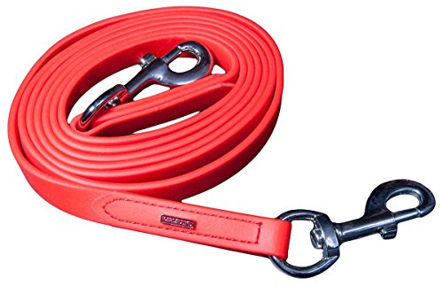 Karlslund Zügel SuperStrap Reins, Red Chrome, k384-rd-chr von Karlslund