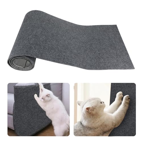 Kasanni 200 cmx40 cm Kratzmatte Selbstklebend Kratzmatte Katze Wand Kratzschutz Sofa Katze Kratzwand FüR Katzen Universeller Katzen Kratzschutz Kratzfeste MöBel, Sofa, Sofa, TüRschutz von Kasanni