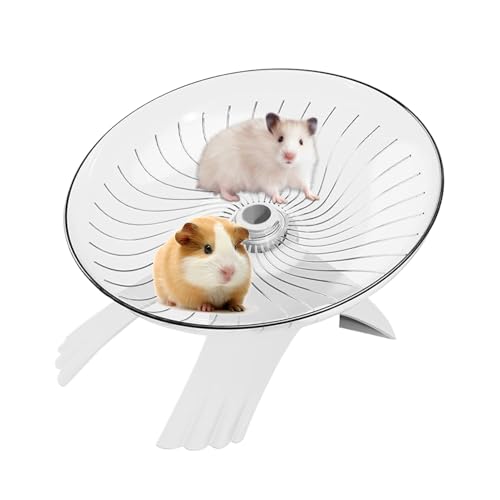 Hamsterrad | Leises Laufrad Für Nagetiere - Klare Design Fliegende Untertasse Laufrad Für Kleine Haustiere Wie Igel Mäuse Gerbils Stressabbau Hamsterrad | Leises Laufrad Für Nagetiere - Klare Design Fliegende Untertasse Laufrad Für Kleine Haustiere Wie Igel Mäuse Gerbils Stressabbau von Kasmole