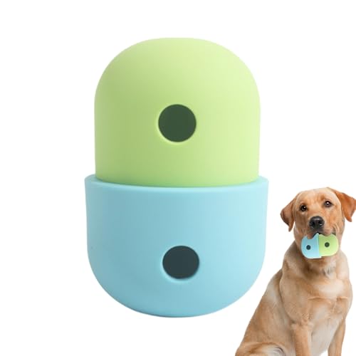 Kasmole Leckerli-Spendendes Hundespielzeug | Silicone Hundefutter Spender Ball,Multifunktionelles Leckerli Spielzeug für kleine und mittlere Hunde Kasmole Leckerli-Spendendes Hundespielzeug | Silicone Hundefutter Spender Ball,Multifunktionelles Leckerli Spielzeug für kleine und mittlere Hunde von Kasmole