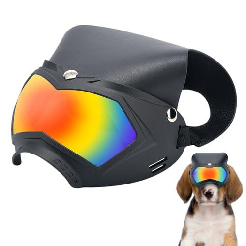 Sonnenbrille für Hunde | wasserdichte UV-Schutz Sonnenbrille Mit Kappe | Stoßfestes Hundebrille Helm, Atmungsaktiv Für Outdoor Camping Sonnenbrille für Hunde | wasserdichte UV-Schutz Sonnenbrille Mit Kappe | Stoßfestes Hundebrille Helm, Atmungsaktiv Für Outdoor Camping von Kasmole