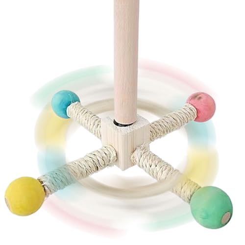 Vogelkäfig Spielzeug | Spielzeug Sitzstange Aus Holz Für Vögel - Stand Drehend Interaktiv Nager Für Wellensittiche Nymphensittiche Kanarienvögel Haustiere Vogelkäfig Spielzeug | Spielzeug Sitzstange Aus Holz Für Vögel - Stand Drehend Interaktiv Nager Für Wellensittiche Nymphensittiche Kanarienvögel Haustiere von Kasmole