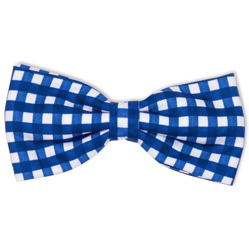 Kate Spade New York Hundefliege, elastische Halsbandbefestigung für Hund oder Katze, Fliege Halsband für Hunde Small, Medium & Large (Navy Gingham) von Kate Spade New York