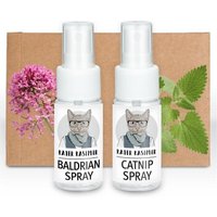 Kater Kasimir Katzenminze-Spray und Baldrian-Spray im 2er Set von Kater Kasimir