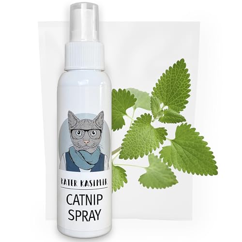 Kater Kasimir XL-Flasche Katzenminze Spray für Kratzbaum, 100% natürlich ohne Zusatzstoffe, Catnip Spray von Kater Kasimir