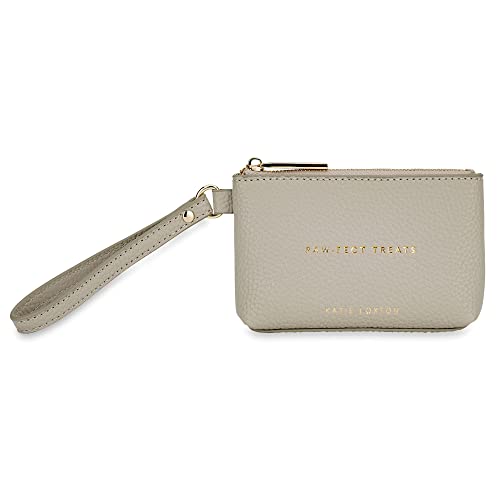 KATIE LOXTON Paw-FECT Haustier-Leckerli-Tasche mit Reißverschluss, aus veganem Leder, Grau von Katie Loxton