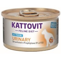 KATTOVIT Feline Diet Nassfutter Katze Urinary Adult Thunfisch 24x85 g von Kattovit