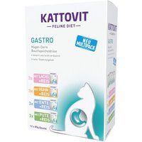 KATTOVIT Feline Diet Nassfutter Katze Gastro Multipack in Sauce 12x85 g von Kattovit