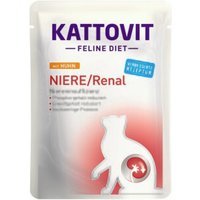 KATTOVIT Feline Diet Nassfutter Katze Niere/Renal Adult Huhn 24x85 g von Kattovit