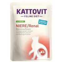 KATTOVIT Feline Diet Nassfutter Katze Niere/Renal Adult Pute 24x85 g von Kattovit