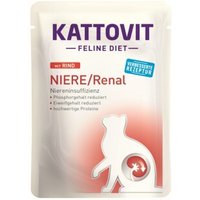 KATTOVIT Feline Diet Nassfutter Katze Niere/Renal Adult Rind 24x85 g von Kattovit