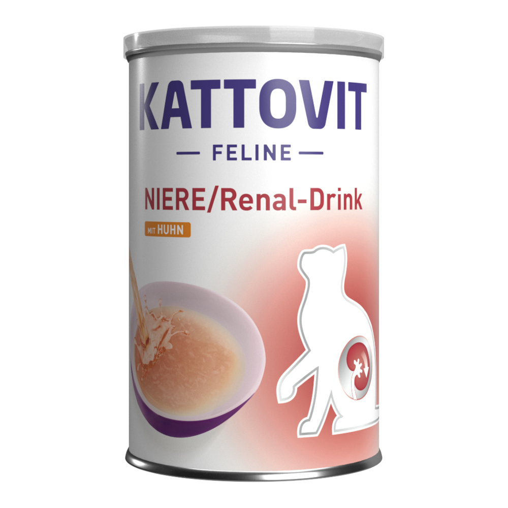 Kattovit Drink Niere/Renal - Huhn (12 x 135 ml) von Kattovit