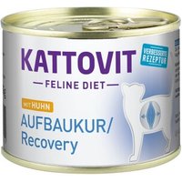 KATTOVIT Feline Diet Nassfutter Katze Aufbaukur Adult Huhn 12x185 g von Kattovit