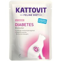 KATTOVIT Feline Diet Nassfutter Katze Diabetes Adult Lachs 24x85 g von Kattovit