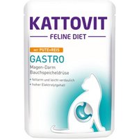 KATTOVIT Feline Diet Nassfutter Katze Gastro Adult Pute & Reis 24x85 g von Kattovit