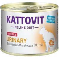 KATTOVIT Feline Diet Nassfutter Katze Urinary Adult Kalb 12x185 g von Kattovit