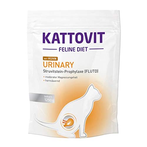 Kattovit Feline Diet Urinary - Trockenfutter für Katzen mit Huhn - 1250 g von Kattovit