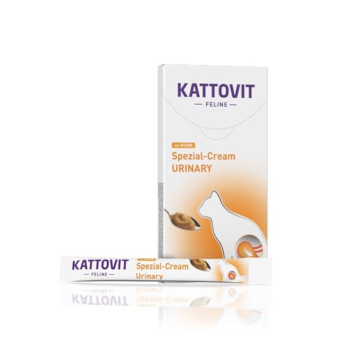 KATTOVIT - Gastro Spezial-Cream für Katzen | Katzen-Diätsnack zur Unterstützung des Magen-Darm-Systems für ausgewachsene Katzen | Snack für Katzen mit praktischer Portionierung | 11 x 6 x 15 ml Huhn von Kattovit