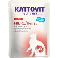 Kattovit Niere/Renal Pouch 24 x 85 g - Rind von Kattovit