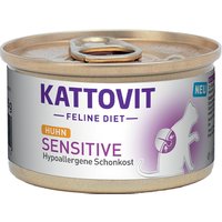 Kattovit Sensitive 85 g Dose - Huhn 6 x 85 g von Kattovit