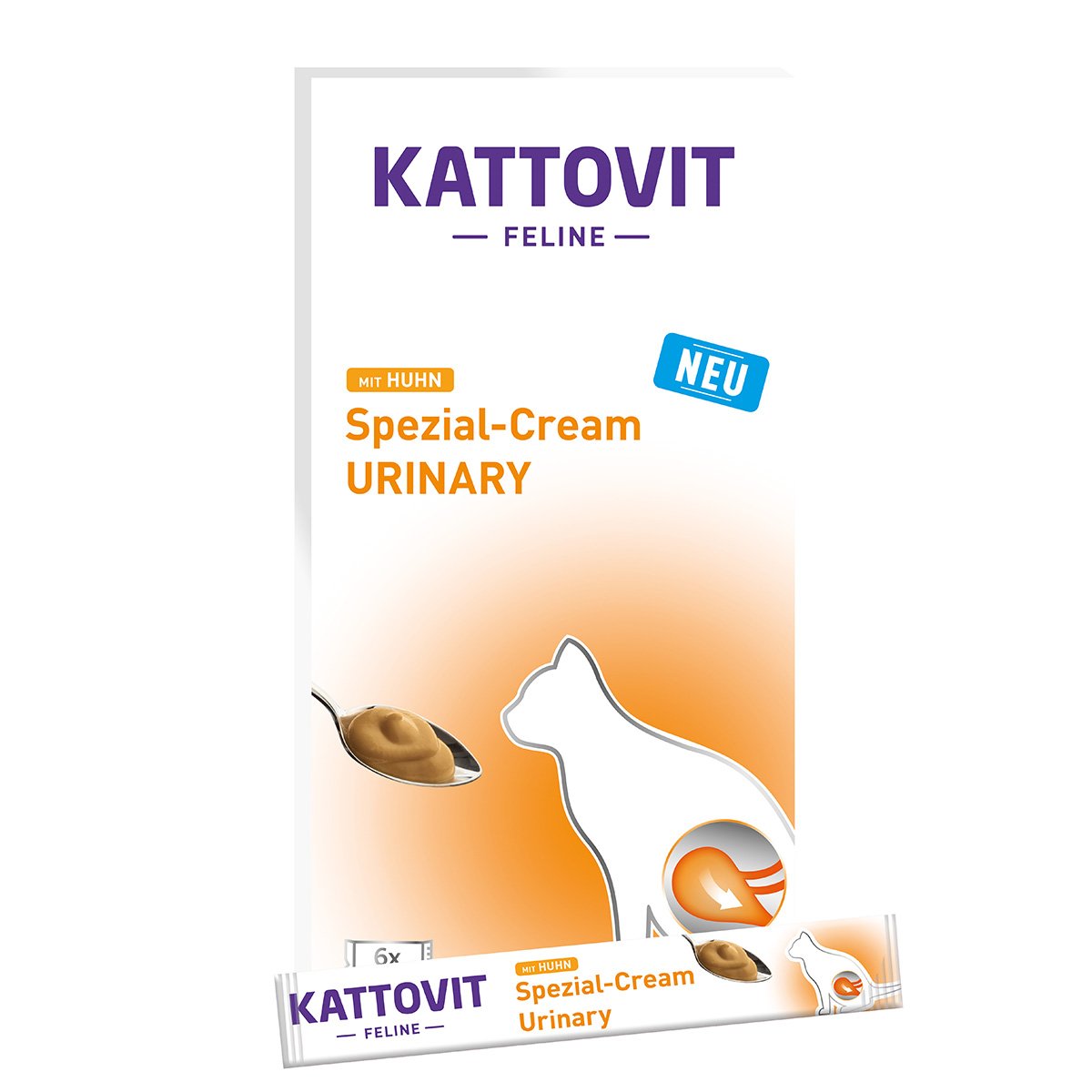 Kattovit Spezial-Cream Urinary mit Huhn 11x6x15g von Kattovit