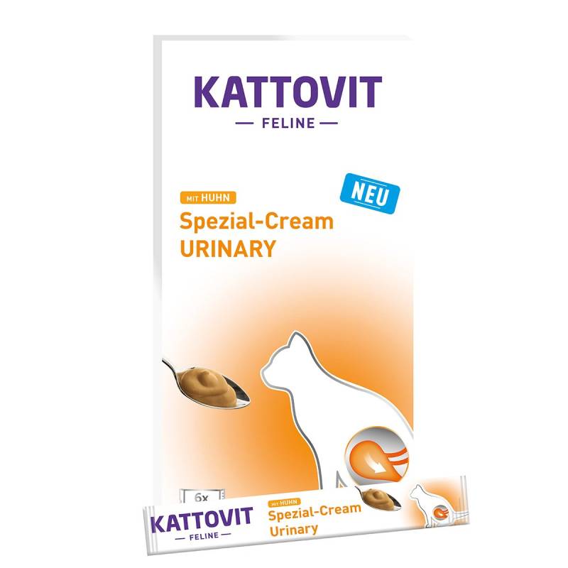 Kattovit Spezial-Cream Urinary mit Huhn 6x15g von Kattovit