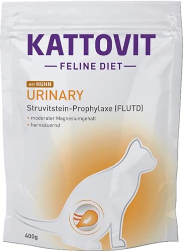 Kattovit - Urinary Huhn - Trockenfutter für Katzen bei Struvitsteinen - 1 x 400 g von Kattovit
