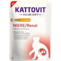 Sparpaket Kattovit Paté 30 x 85 g - Niere/Renal mit Huhn von Kattovit