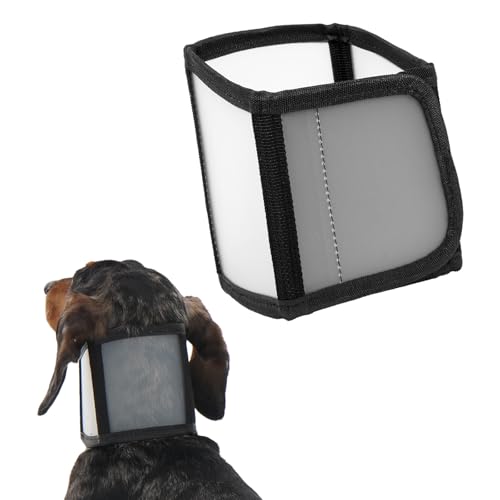 Katzinst Halskrause Leckschutz für Bandscheibenvorfall beim Hund, Vorbeugung von Biss- und Leckwunden, Schutzmaßnahmen Schutzkragen Hund, M Katzinst Halskrause Leckschutz für Bandscheibenvorfall beim Hund, Vorbeugung von Biss- und Leckwunden, Schutzmaßnahmen Schutzkragen Hund, M von Katzinst