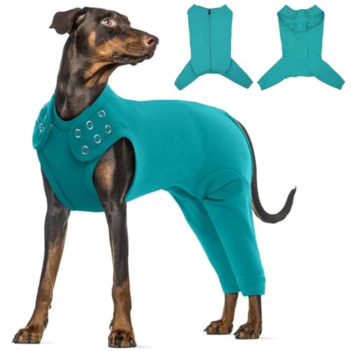 Katzinst Hundebody Nach Op, Hundebody mit Beinen mit Reißverschluss Hinten, Hundebody Nach Kastration Rüde für Haarausfall, Anti-Lecken, Wundschutz, Op Body Hund Katzinst Hundebody Nach Op, Hundebody mit Beinen mit Reißverschluss Hinten, Hundebody Nach Kastration Rüde für Haarausfall, Anti-Lecken, Wundschutz, Op Body Hund von Katzinst
