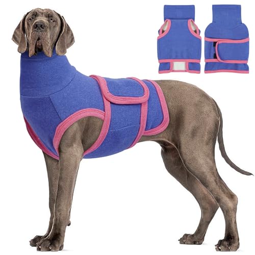 Katzinst Hundepullover，Hundekleidung für Große Hunde, Warm und Komfortabel Hundeschlafanzüge Rollkragen Verstellbarer Bauch Hunde Kleidung für Dobermann, Deutsche Dogge, 4XL von Katzinst