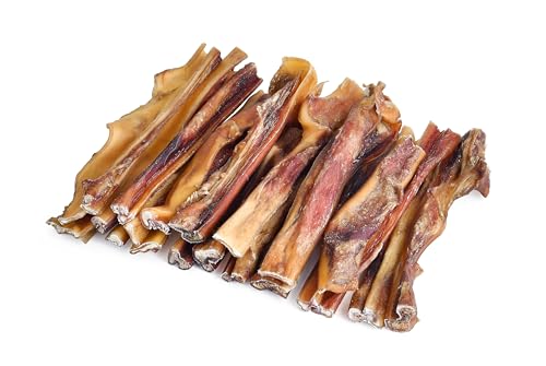 Kaureks Natur Hundeleckerlies, Rinderkopfhaut Sticks mit Fleisch 1000g ca. 15 cm Kopfhaut Stangen für Hunde, wie schweineohren von Kaureks Natur Hundeleckerlies