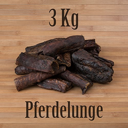 3 Kg Pferdelunge wie Rinderlunge Rinderpansen Allergiefutter Kausnack Kauartikel von Kauzeit