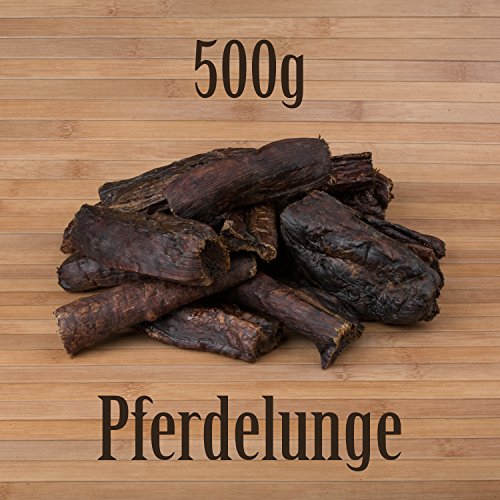 500g Pferdelunge wie Rinderlunge Rinderpansen Allergiefutter Kausnack Kauartikel von Kauzeit