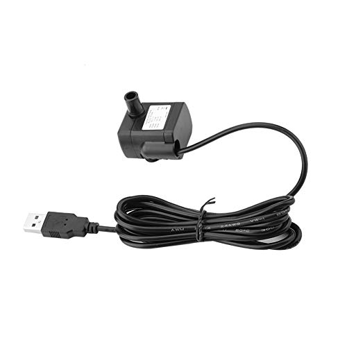 Kavolet Kleine Bürstenlose Pumpe für Aquarien, Wasserzirkulation, Elektrische Pumpe, USB, DC 5 V von Kavolet