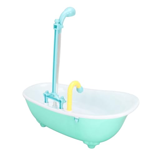 Kavolet Vogel-Papageien-Badewanne, Multifunktionale Niedliche Elektrische Papageien-Badewanne mit Wasserhahn für Vogel-Duschzubehör von Kavolet