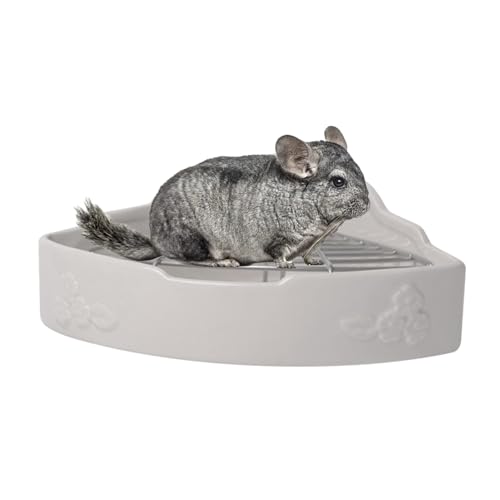 Kaninchentoiletten Ecke, Kleintier Haustier Toilette, Dreieck Toilette Töpfchen Trainer Haustier Toilette, Für Kaninchen, Chinchillas, Kleine Meerschweinchen, Frettchen von Kaxenig